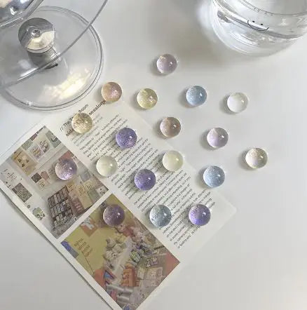 Starry Sky Glitter Refrigerator Magnets