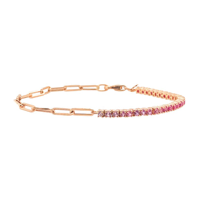 S925 Diamond Tennis Chain Bracelet for Women