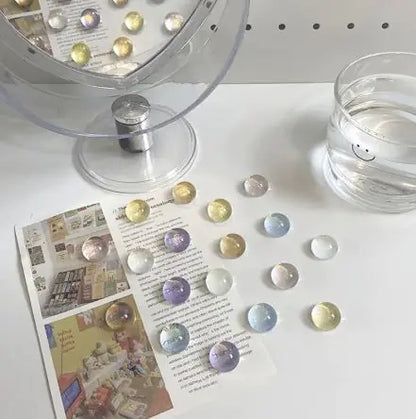 Starry Sky Glitter Refrigerator Magnets