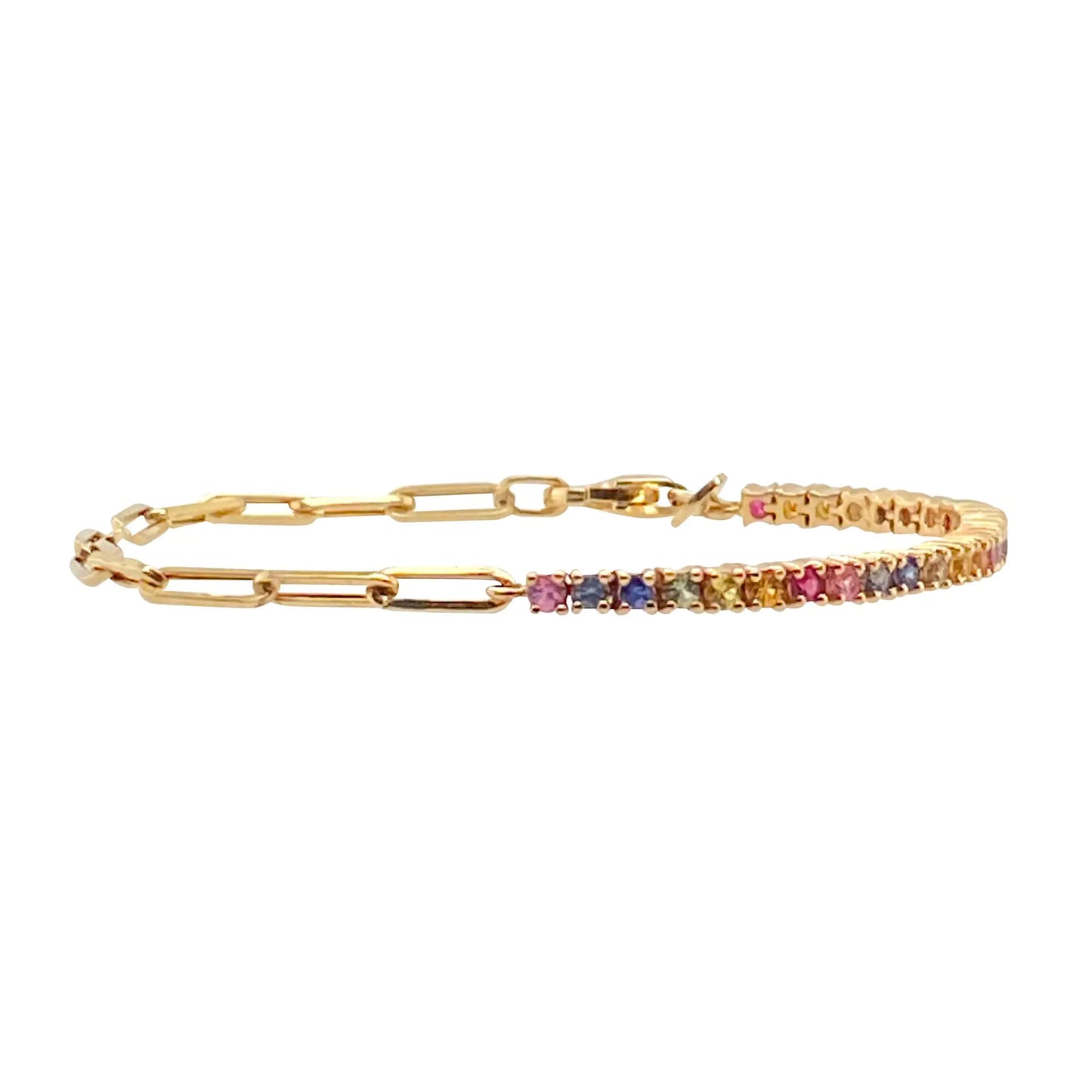 S925 Diamond Tennis Chain Bracelet for Women