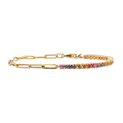 S925 Diamond Tennis Chain Bracelet for Women