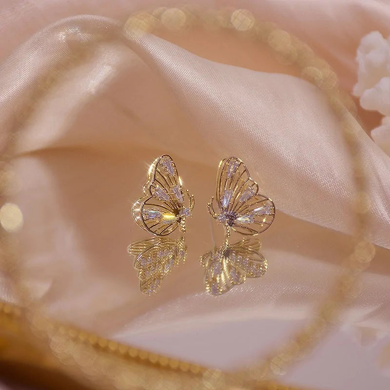 Butterfly Stud Earrings For Women