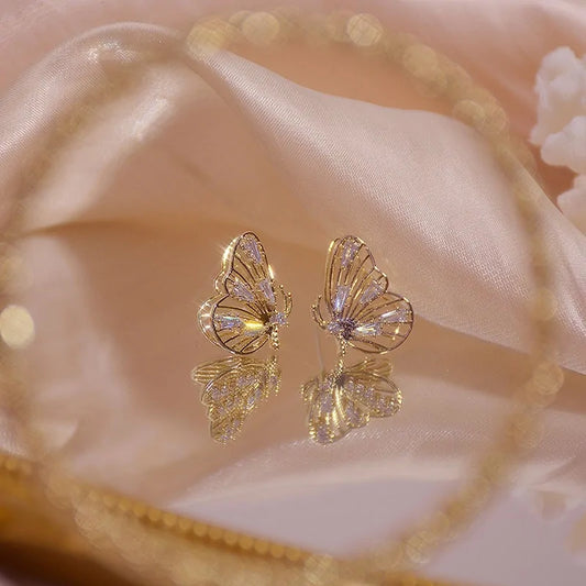 Butterfly Stud Earrings For Women