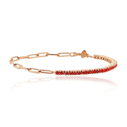 S925 Diamond Tennis Chain Bracelet for Women