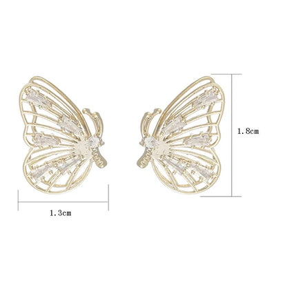 Butterfly Stud Earrings For Women