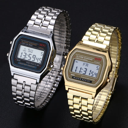 Square LED Digital Watch